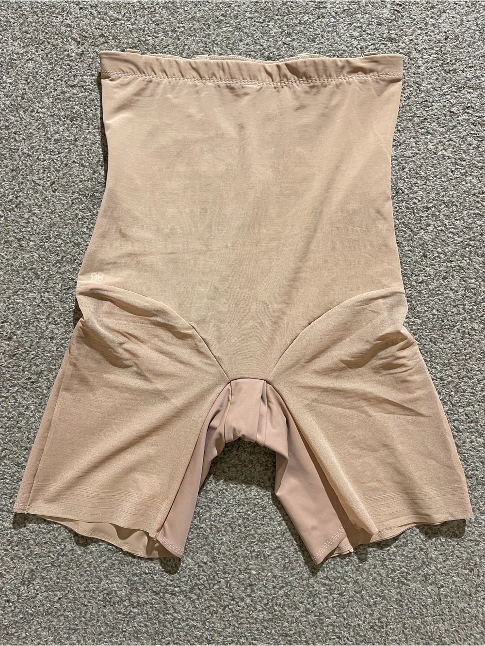 Honeylove High-Waist Shaping Shorts in Beige